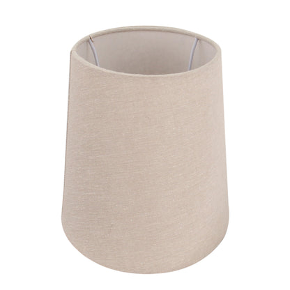 Deze grijze lampenkap heeft een stijlvolle ovale vorm. Perfect voor een sfeervolle toevoeging aan jouw interieur.
