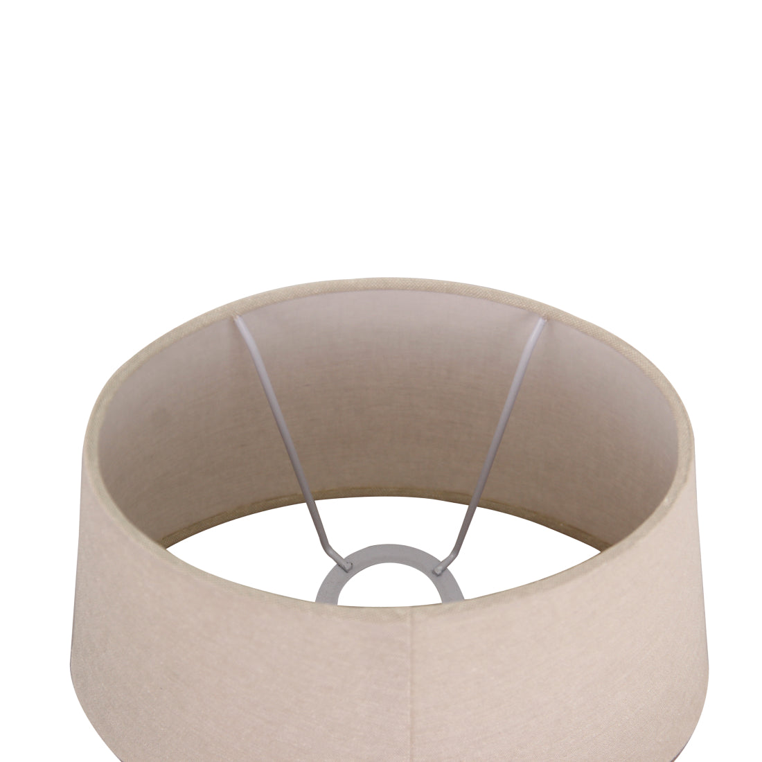 Deze grijze lampenkap met ovale vorm voegt een moderne touch toe aan je interieur. Perfect voor sfeervolle verlichting.