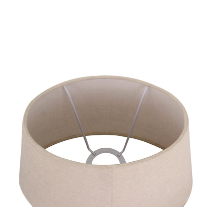 Deze grijze lampenkap met ovale vorm voegt een moderne touch toe aan je interieur. Perfect voor sfeervolle verlichting.