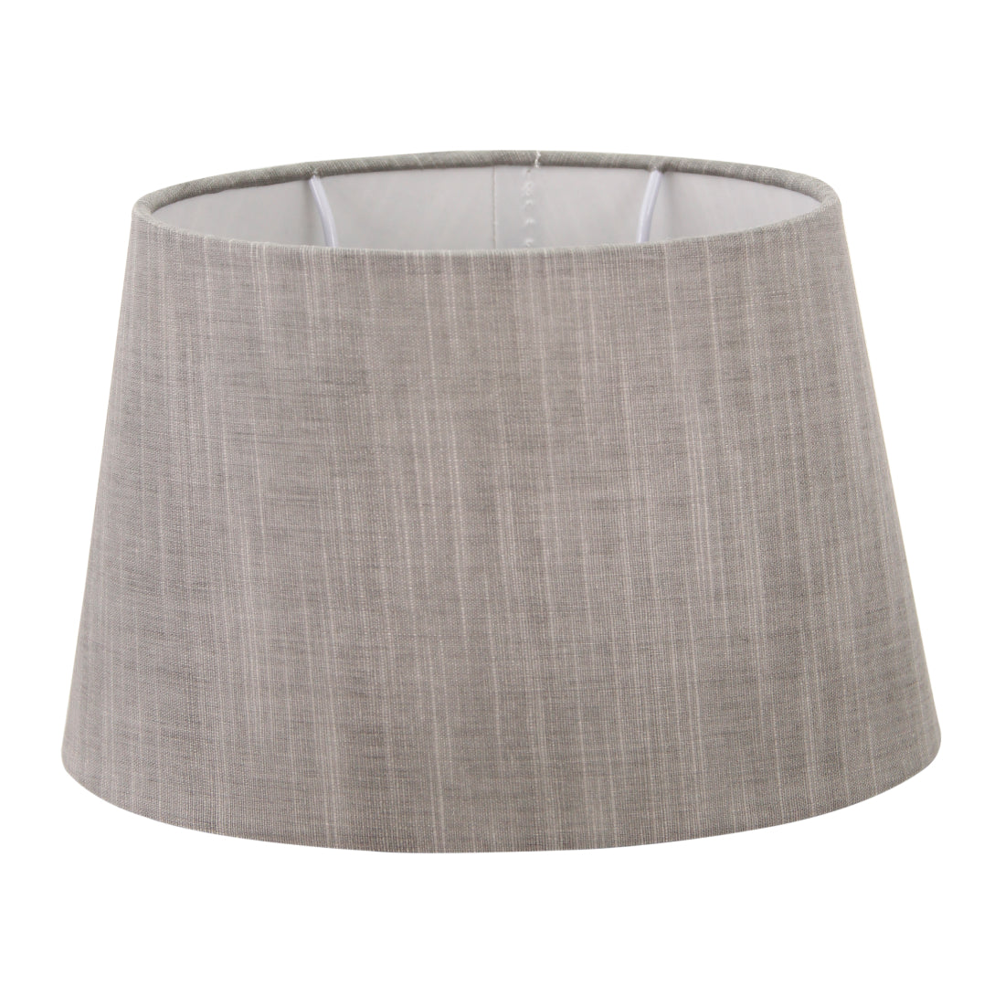 Deze grijze lampenkap in ovale vorm voegt een moderne touch toe aan je interieur. Perfect voor sfeervolle verlichting.