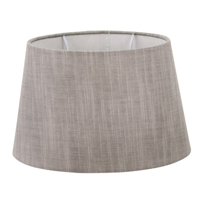 Deze grijze lampenkap in ovale vorm voegt een moderne touch toe aan je interieur. Perfect voor sfeervolle verlichting.