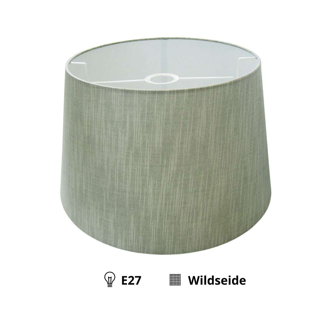 De grijze lampenkap Drum geeft een moderne uitstraling aan je interieur. Perfect voor sfeervolle verlichting in elke ruimte.
