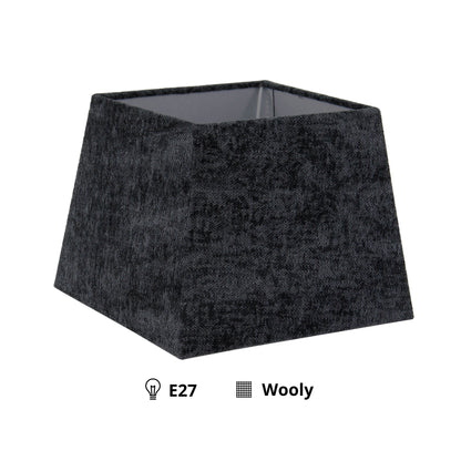 Elegant grijze lampenkap Quadrato van 17 cm hoog. Voeg een moderne touch toe aan je interieur met deze sfeervolle kap.