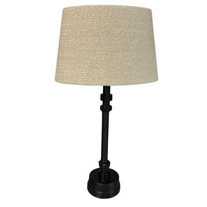 A cozy khaki lampshade adds warmth to any room. Its oval design beautifully enhances ambient lighting.
