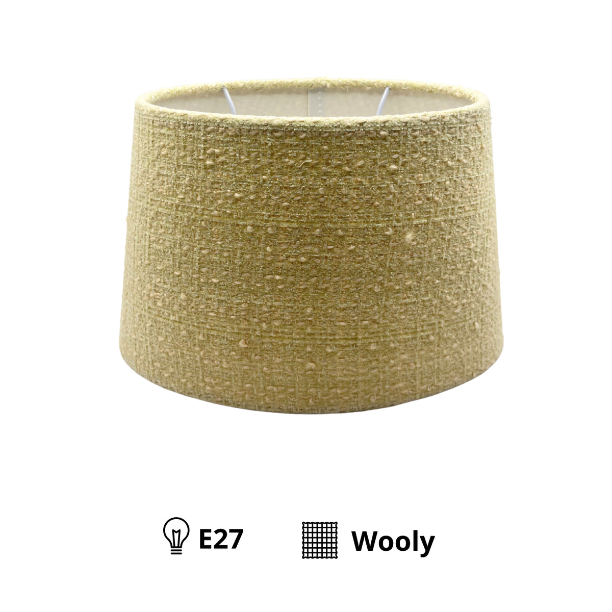 This khaki oval lampshade adds a touch of earthy elegance to your decor. Perfect for creating a cozy ambiance.