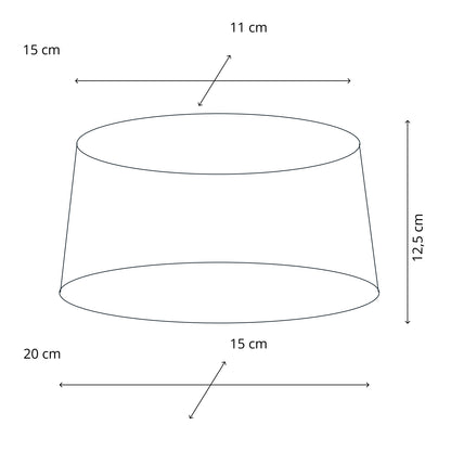Detail van de lichtblauwe lampenkap Oval, perfect voor een frisse touch in uw interieur. Ideaal voor sfeervolle verlichting.