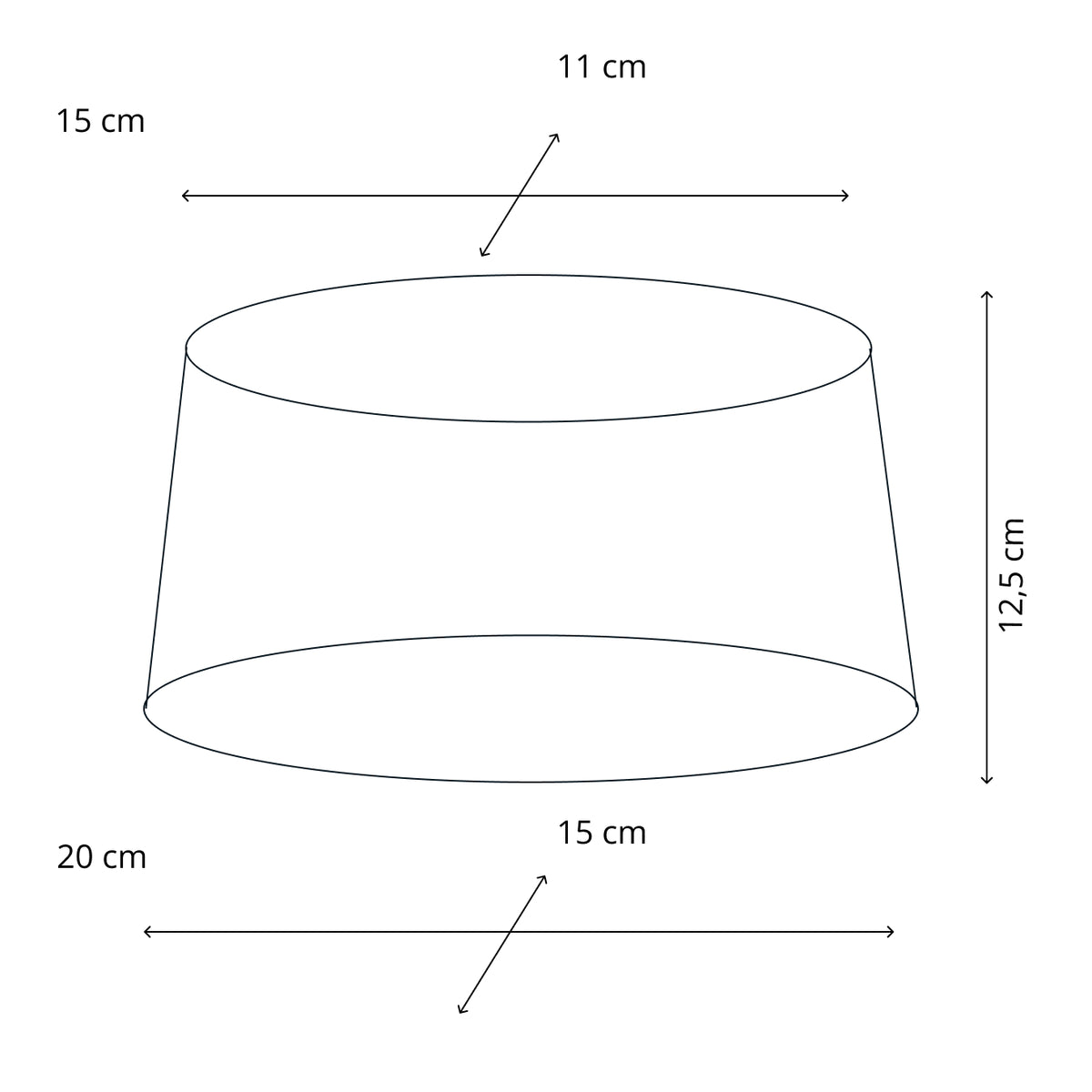 Detail van de lichtblauwe lampenkap Oval, een frisse aanwinst voor jouw interieur.