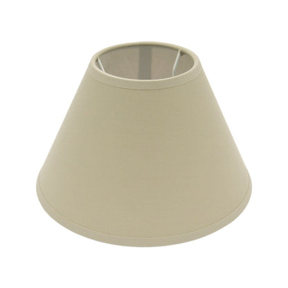 Moderne lichtbruine lampenkap van Ø20 cm voor een warme, sfeervolle uitstraling. Ideaal voor elke hedendaagse inrichting.