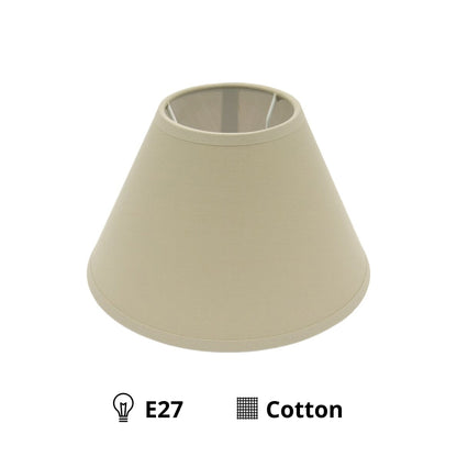 Deze lichtbruine lampenkap voegt een moderne touch toe aan je interieur. Perfect voor sfeervolle verlichting in elke ruimte.