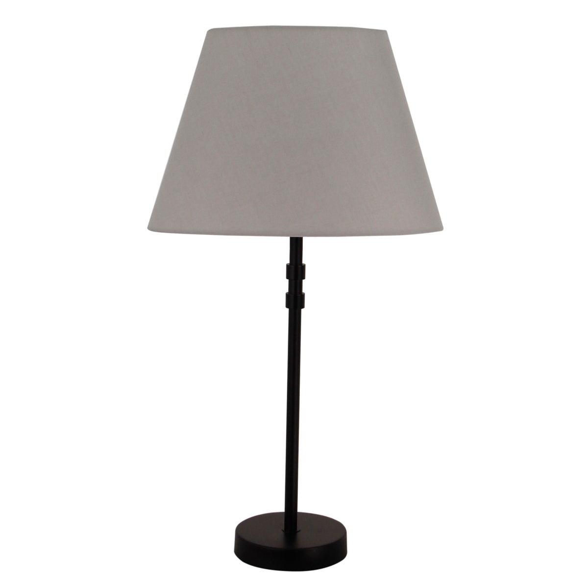 Verfijnde lichtgrijze lampenkap in moderne ovalen vorm. Ideaal voor een eigentijdse sfeer in uw interieur.