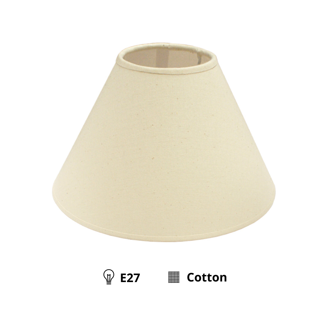 Natuurlijke lampenkap in een tijdloos design. Perfect voor het creëren van een warme, gezellige sfeer in uw interieur.