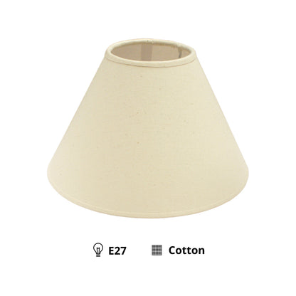 Natuurlijke lampenkap in een tijdloos design. Perfect voor het creëren van een warme, gezellige sfeer in uw interieur.