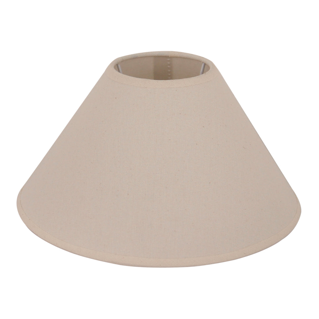 Natuurkleurige lampenkap van Ø25 cm met een elegante uitstraling. Perfect voor het creëren van een warme sfeer in huis.