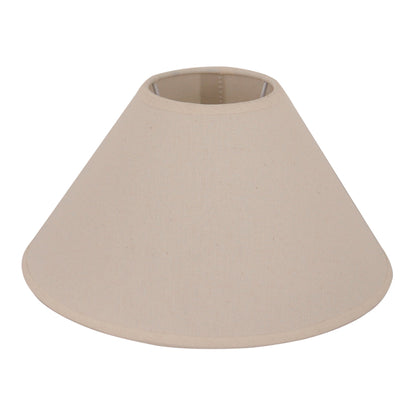 Natuurkleurige lampenkap van Ø25 cm met een elegante uitstraling. Perfect voor het creëren van een warme sfeer in huis.