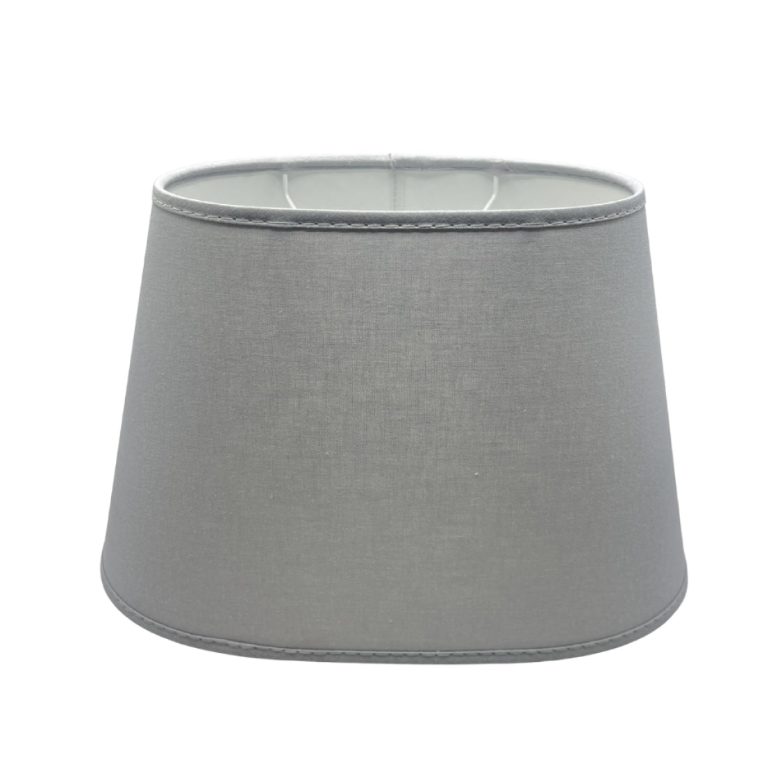 Moderne grijze lampenkap Oval met een strakke vormgeving. Perfect voor het creëren van een eigentijdse sfeer in huis.