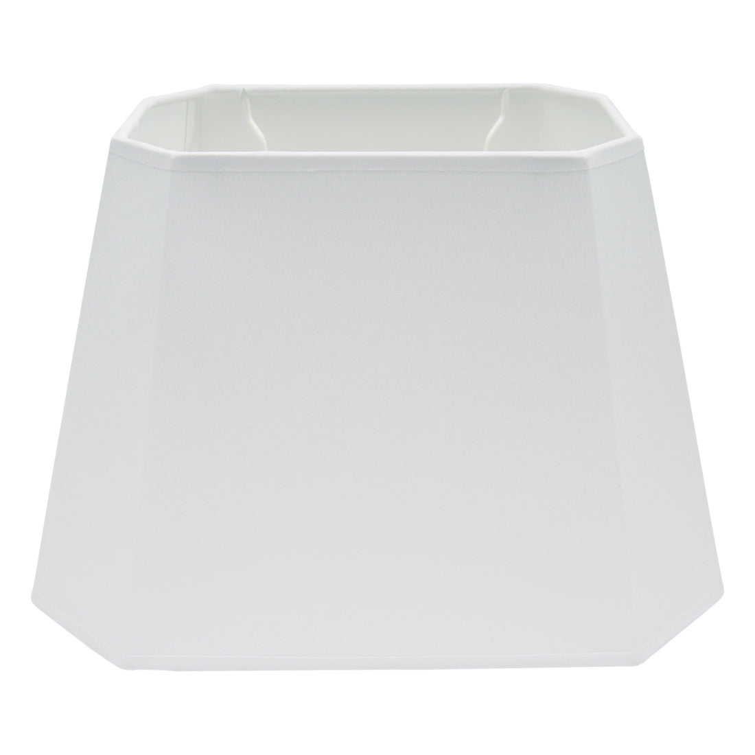 Strakke witte lampenkap Conica met acht zijden voor een moderne uitstraling. Perfect voor sfeervolle verlichting in huis.