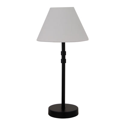 Verfrissend witte lampenkap met moderne uitstraling. Deze kap past perfect in een eigentijdse inrichting.