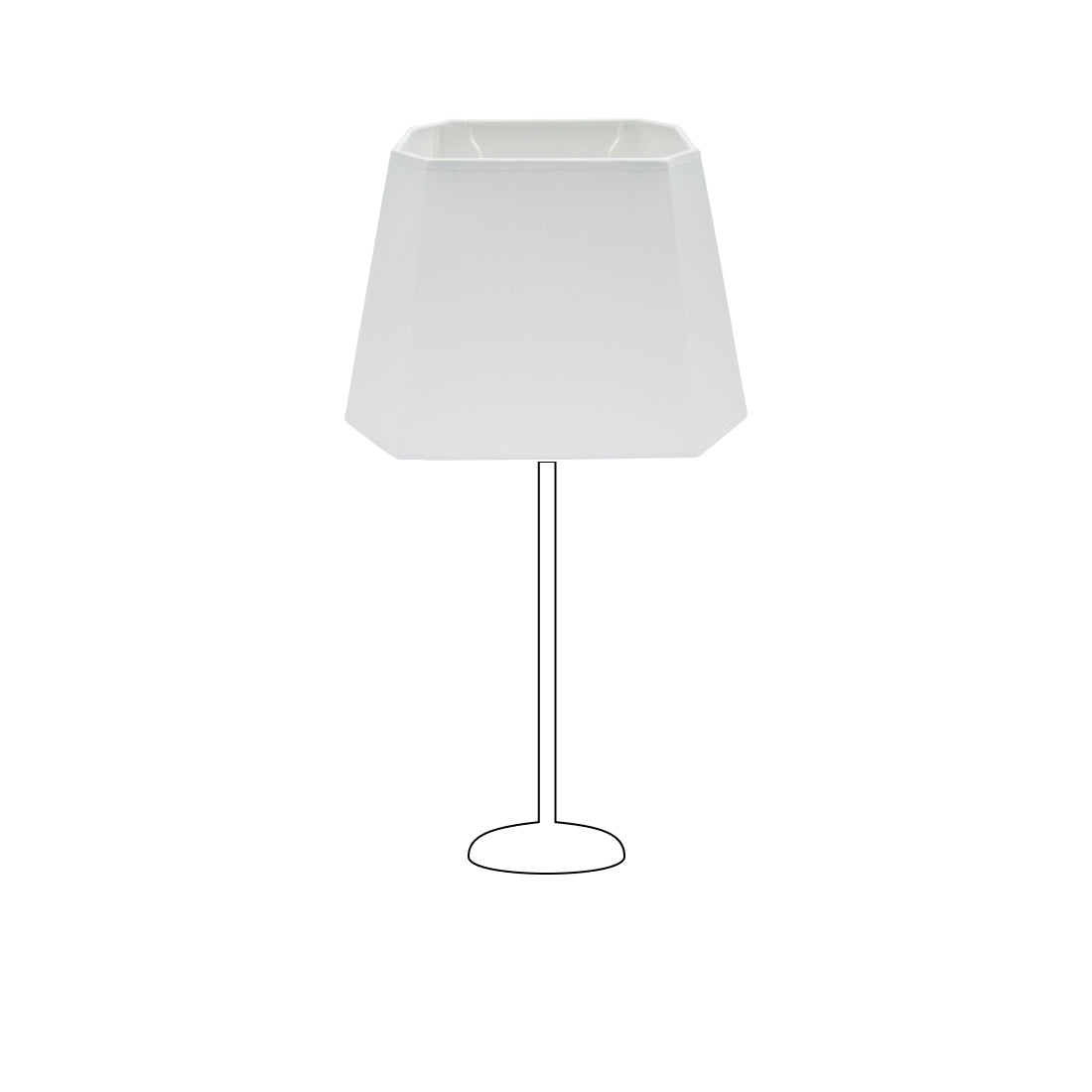 Deze prachtige witte lampenkap voegt een strakke touch toe aan je interieur.
