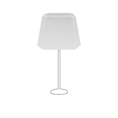 Deze prachtige witte lampenkap voegt een strakke touch toe aan je interieur.