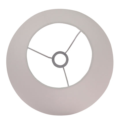 Bovenaanzicht van een witte lampenkap met een strak ontwerp. Perfect voor een frisse en moderne uitstraling in elke ruimte.