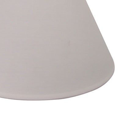 Detail van de moderne witte lampenkap met een diameter van 20 cm. Perfect voor een frisse uitstraling in uw interieur.
