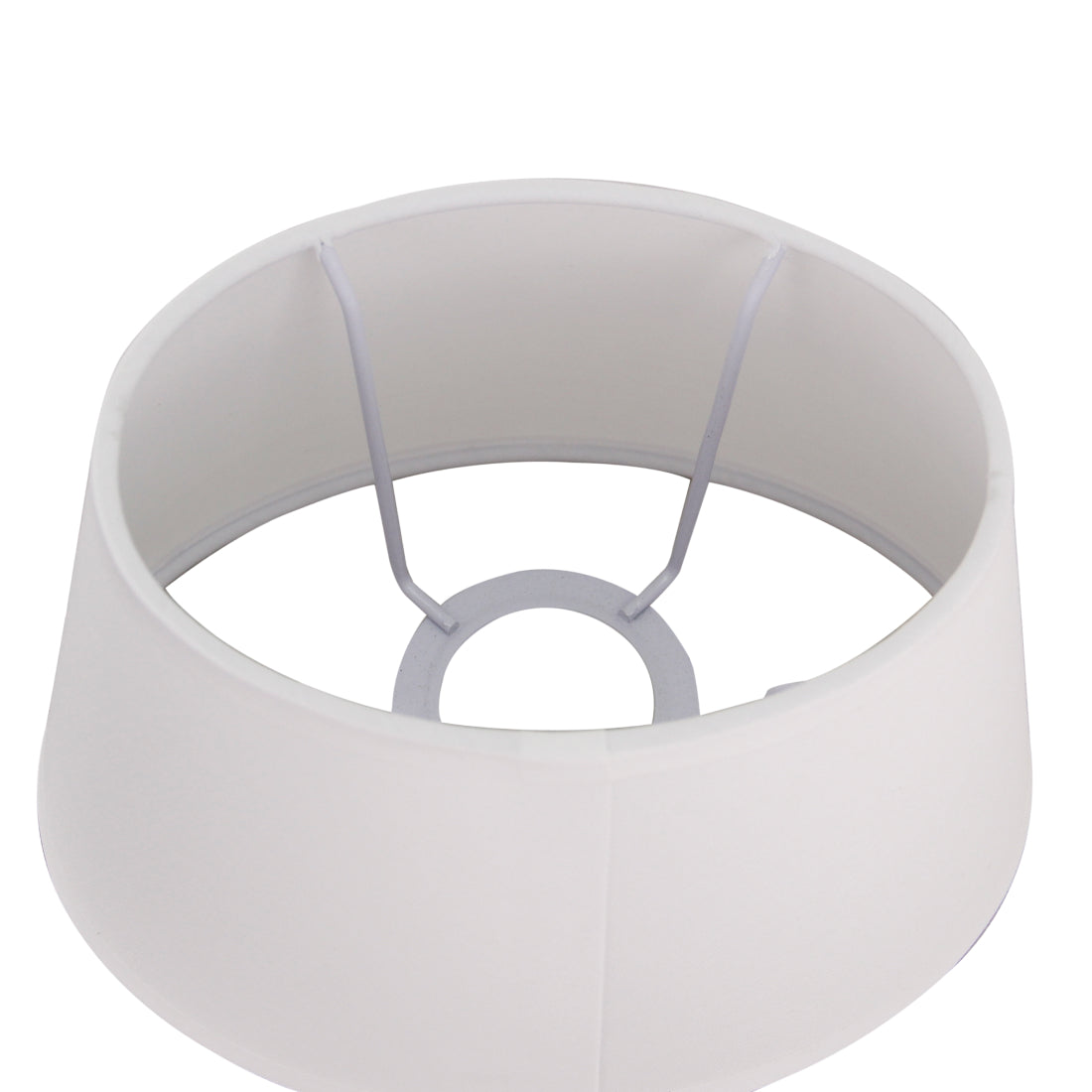 Deze moderne witte lampenkap straalt eenvoud en verfijning uit. Perfect voor een frisse uitstraling in elke kamer.