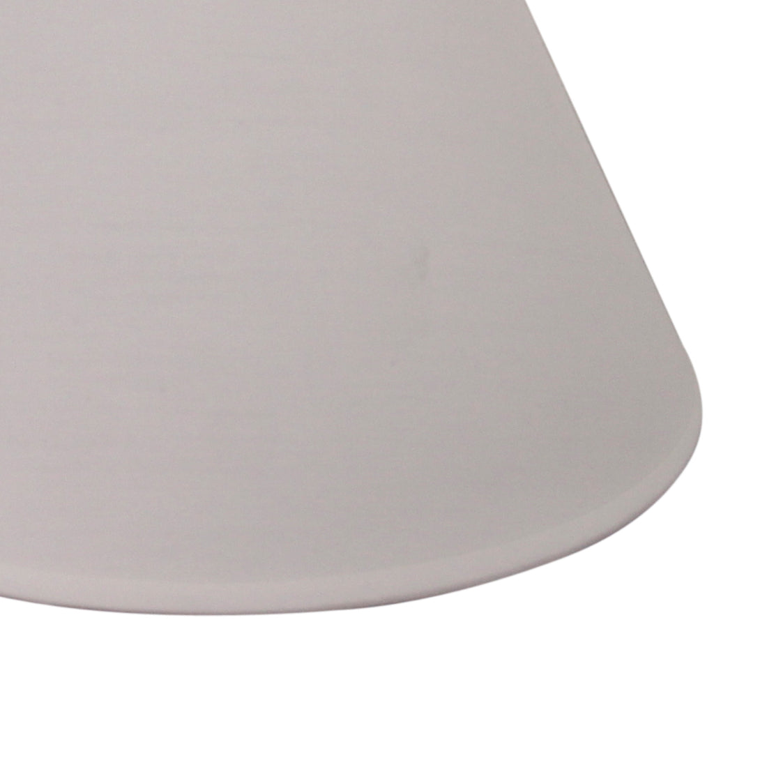 Detailfoto van de moderne witte lampenkap Oval. Perfect voor een stijlvolle afwerking van uw verlichtingsontwerp.