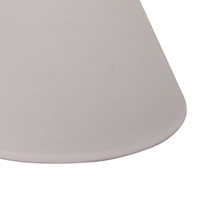 Detailfoto van de moderne witte lampenkap Oval. Perfect voor een stijlvolle afwerking van uw verlichtingsontwerp.