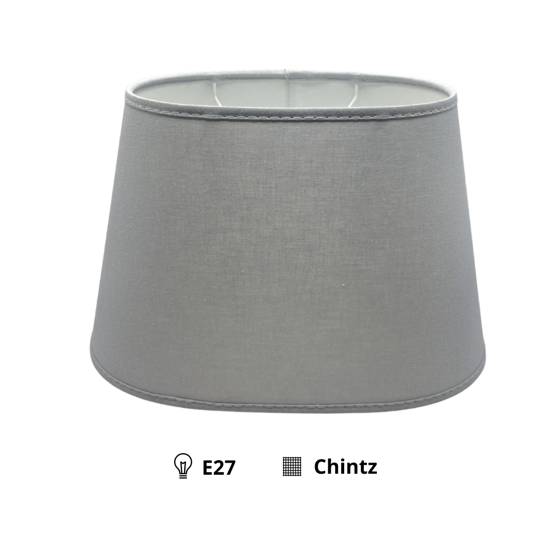 Deze moderne lampenkap in grijs voegt een verfijnde tint toe aan je interieur. Perfect voor een eigentijdse uitstraling.