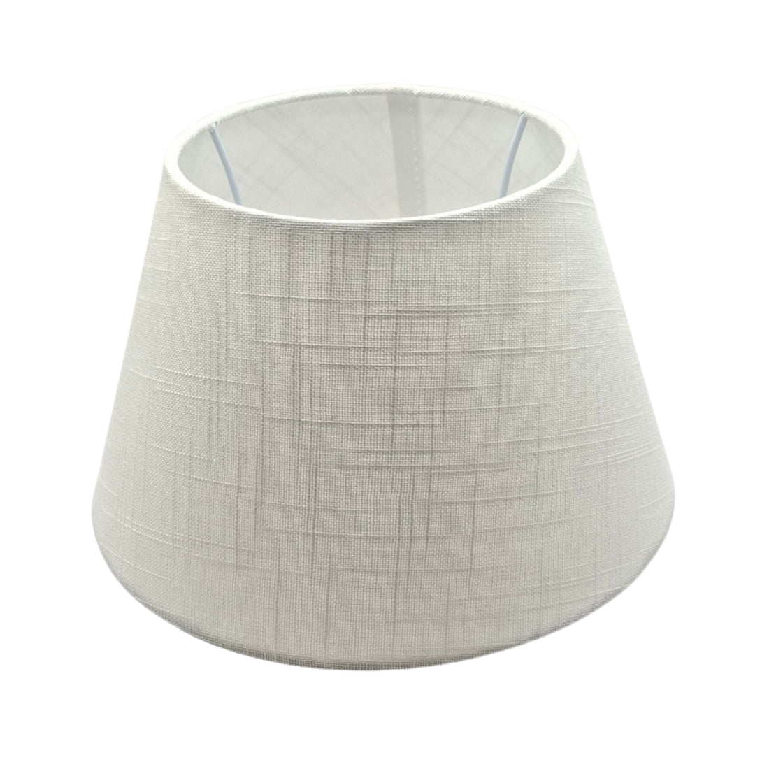 Deze moderne lampenkap in strak wit geeft elke kamer een frisse uitstraling. Perfect voor een eigentijdse verlichting.