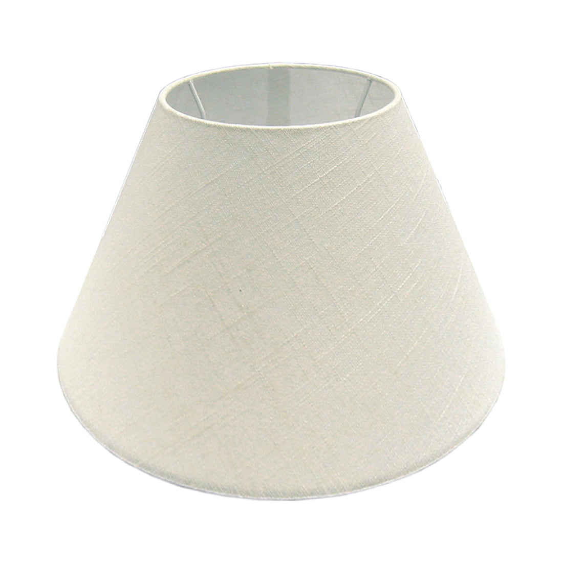 Eenvoudige witte lampenkap van 45 cm voor een tijdloze uitstraling.