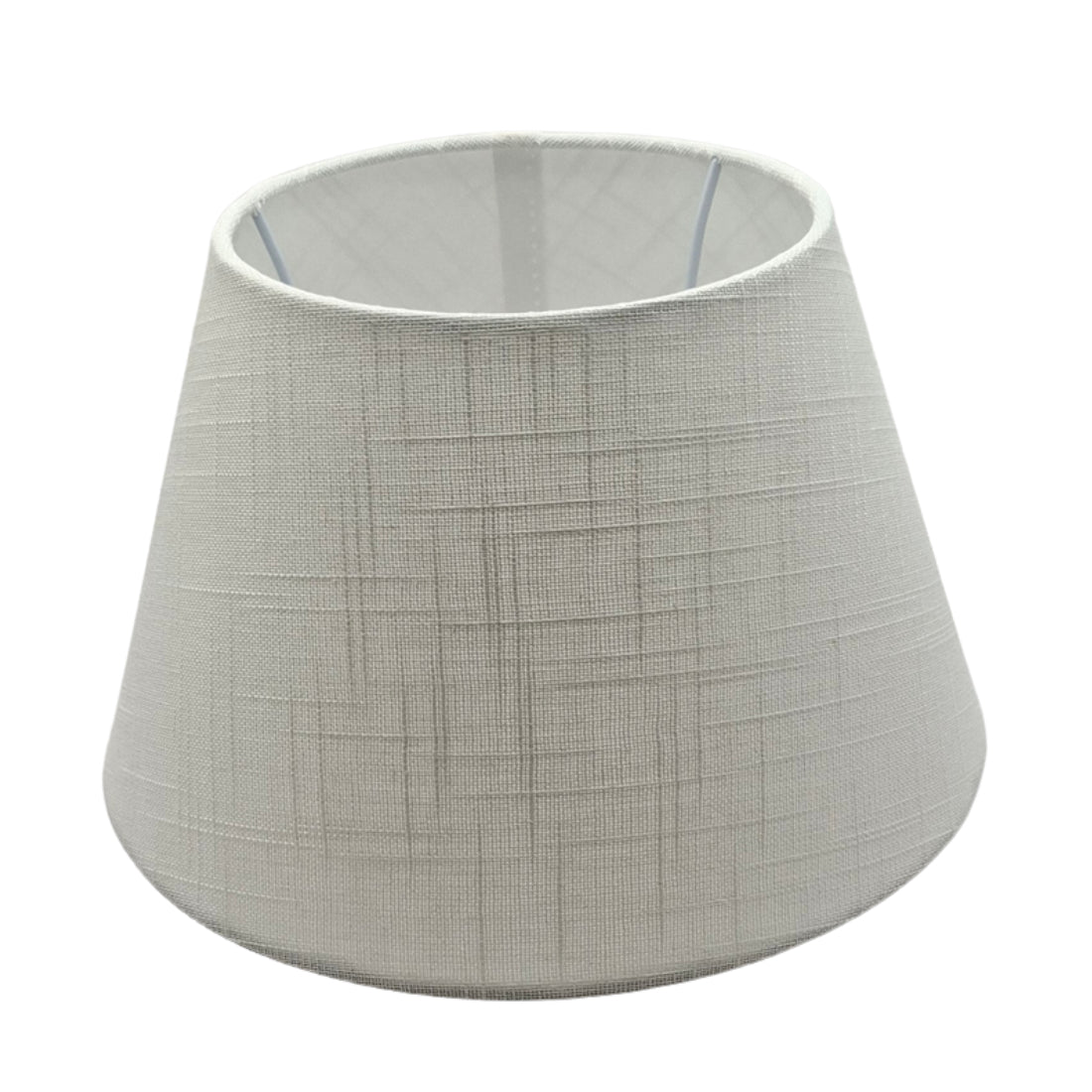 Deze moderne witte lampenkap heeft een strakke vormgeving. Perfect voor een frisse uitstraling in jouw interieur.