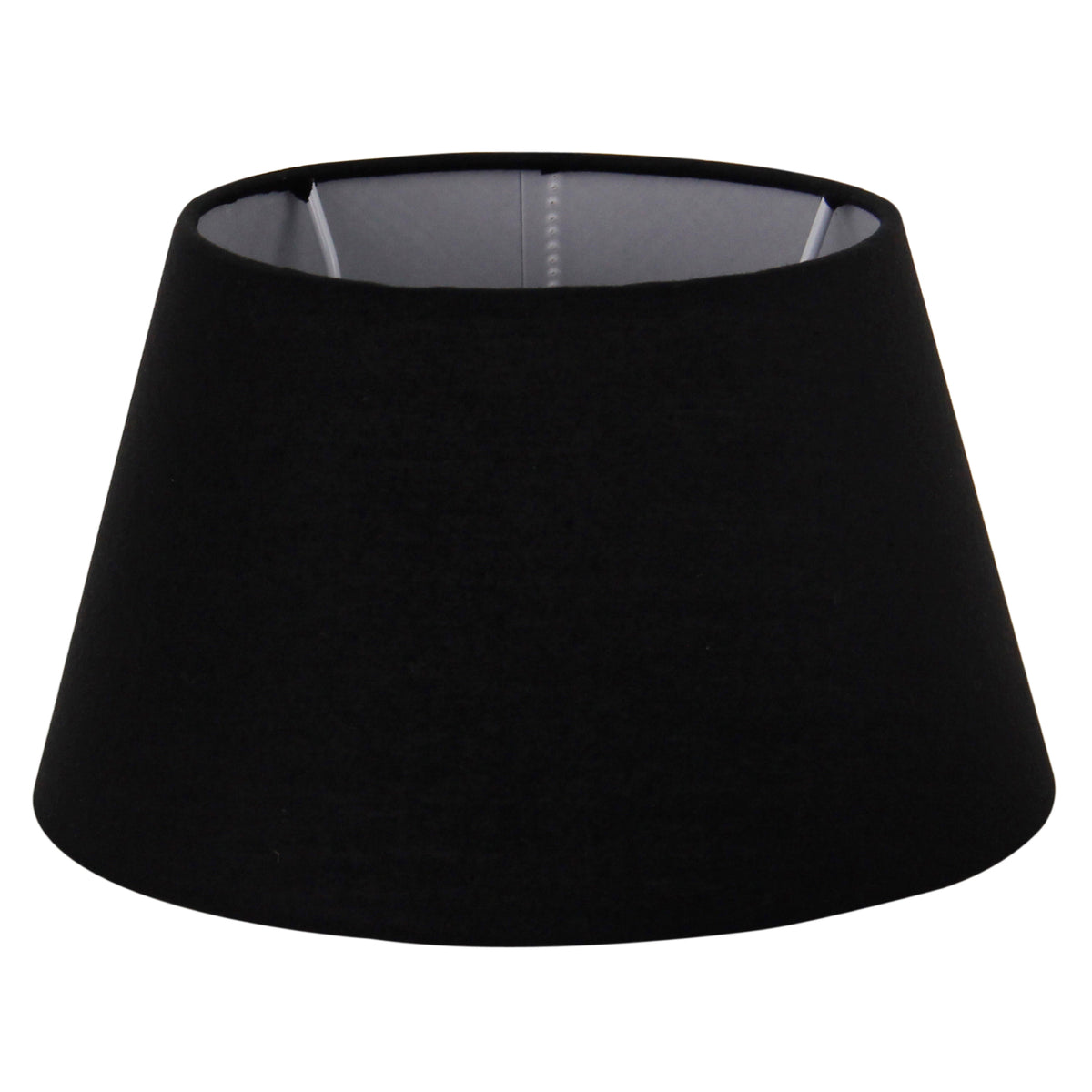 Moderne zwarte lampenkap Dach met een strakke uitstraling. Perfect voor het creëren van een sfeervolle ambiance in huis.