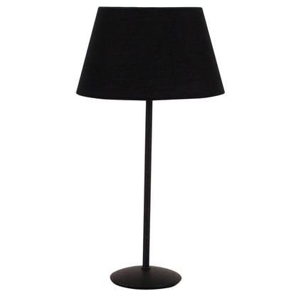 Een moderne zwarte lampenkap die sfeer en karakter toevoegt aan je interieur.