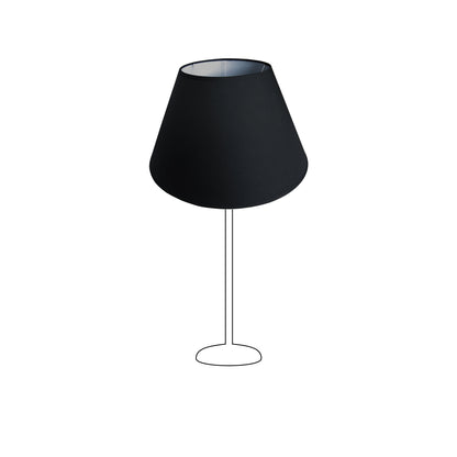 Sfeervolle zwart lampenkap van Ø45 cm, perfect voor een moderne uitstraling. Maakt elke ruimte stijlvol en uitnodigend.