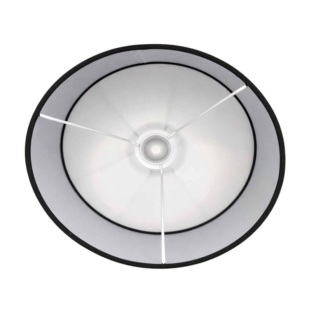 Deze zwarte lampenkap in drumvorm geeft een moderne uitstraling aan je interieur. Perfect voor sfeervolle verlichting.