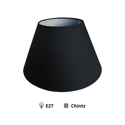 Deze zwarte lampenkap heeft een tijdloos ontwerp en past perfect in moderne interieurs. Creëert een sfeervolle ambiance.