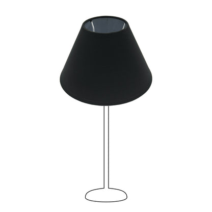 De zwart gekleurde lampenkap Top geeft een moderne touch aan je interieur.