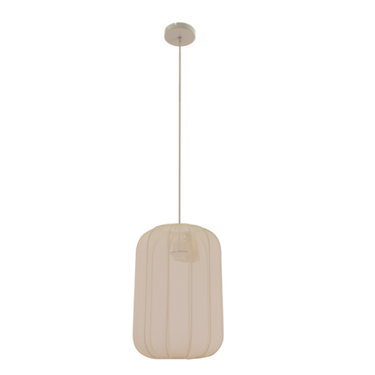 De Lecce hanglamp in crème biedt een verfijnde Japandi uitstraling. Perfect voor een serene sfeer in uw interieur.
