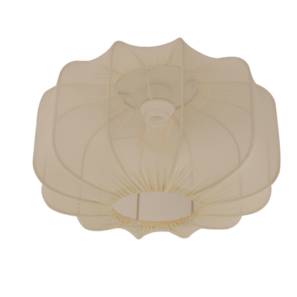 Deze crèmekleurige plafondlamp Lecce biedt een warme, rustgevende sfeer. Perfect voor een stijlvolle Japandi inrichting.