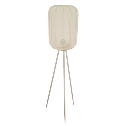 De crème Lecce vloerlamp heeft een tijdloos Japandi ontwerp. Perfect voor een warme, gezellige sfeer in jouw interieur.
