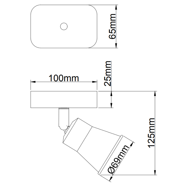 De zwarte plafondlamp Lisa heeft een industrieel ontwerp. Perfect voor een moderne uitstraling in elke kamer.