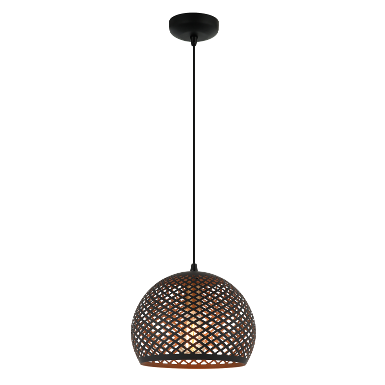 De Lodi hanglamp in zwart heeft een strakke, moderne uitstraling. Perfect voor een trendy interieur met karakter.