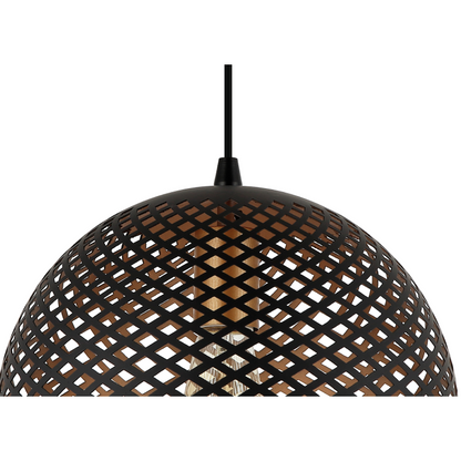 De zwarte Lodi hanglamp voegt een eigentijdse flair toe aan elke ruimte. Perfect voor boven de eettafel of in de woonkamer.