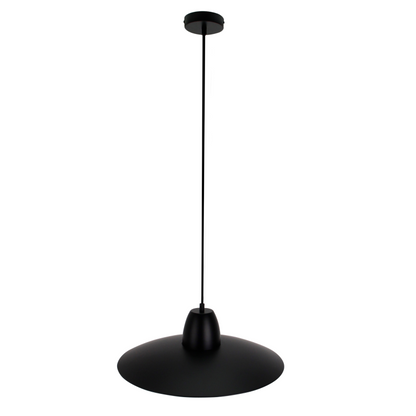 Deze zwarte hanglamp van de Mantua serie voegt een industrieel accent toe. Perfect voor boven de eettafel of in de woonkamer.