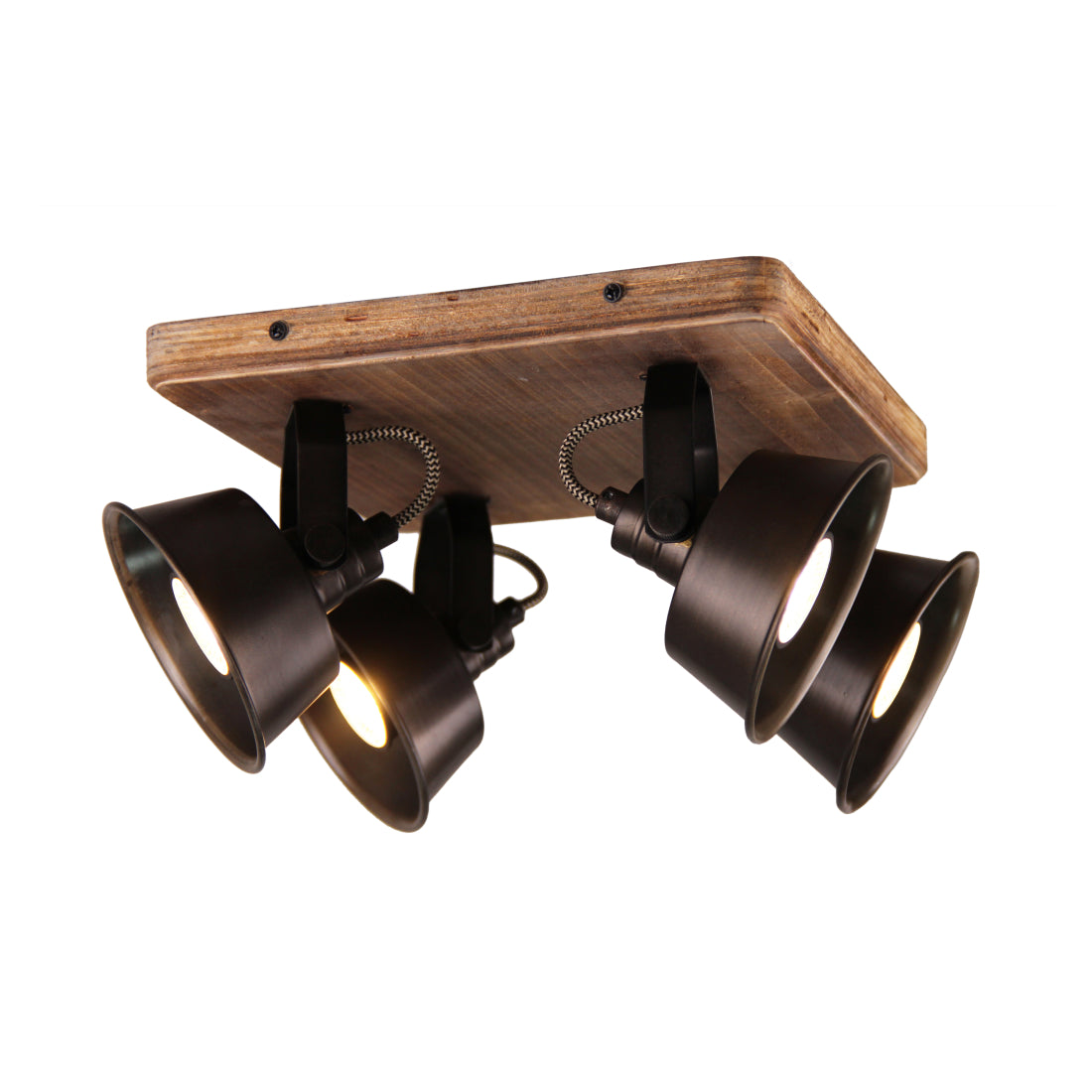 Moderne zwarte plafondlamp Max brengt een eigentijdse sfeer in elke ruimte. Perfect voor een strakke en stijlvolle afwerking.
