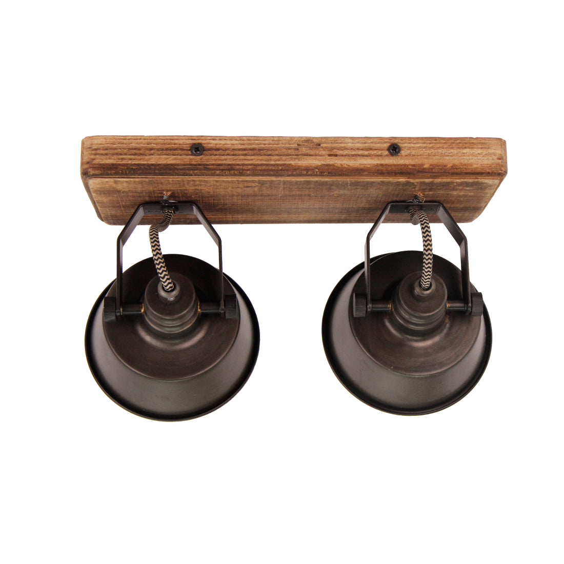 Deze detailfoto toont de moderne zwarte Max plafondlamp. Perfect voor een strakke uitstraling in elke hedendaagse ruimte.