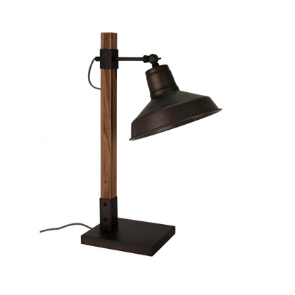 Een gedetailleerde blik op de zwarte Max tafellamp. Perfect voor een moderne touch op je bureau of nachtkastje.