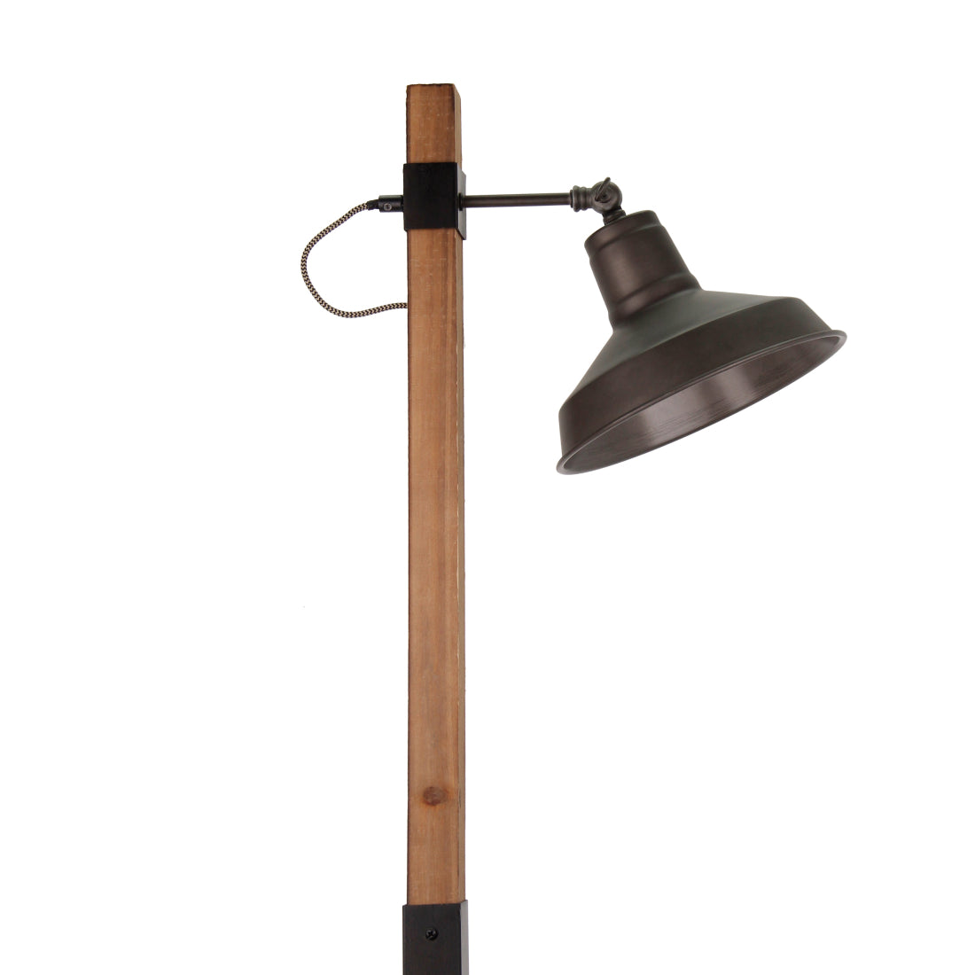 De zwart metalen vloerlamp Max heeft een strakke moderne uitstraling. Perfect voor een eigentijdse sfeer in uw interieur.