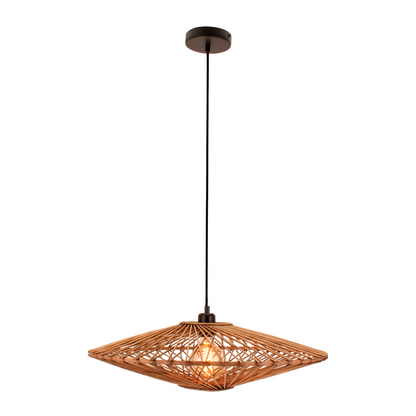 Deze moderne bruine hanglamp voegt een warm accent toe aan jouw interieur. Perfect voor boven de eettafel of in de woonkamer.